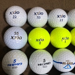 ダンロップ  ゼクシオ ハイブリッド DDH ゴルフボール 20球 良品の画像