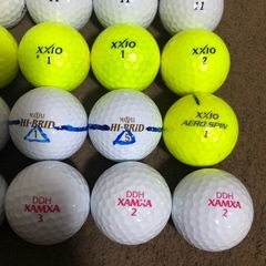 ダンロップ  ゼクシオ ハイブリッド DDH ゴルフボール 20球 良品の画像