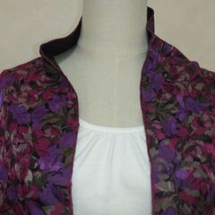 ストール　パープル×ピンク（小）の画像