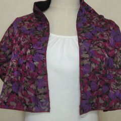 ストール　パープル×ピンク（小）の画像