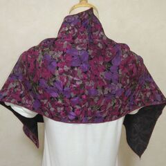 ストール　パープル×ピンク（小）の画像