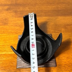 南部鉄器 丸型コンロ 木台付 南部池永 固形燃料用の画像