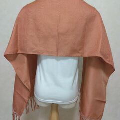 ストール　コーラルピンクの画像