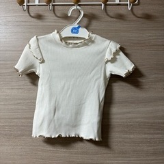 フリル付きトップス　半袖　Tシャツ　GU ジャンパースカートセット　まとめ売りの画像