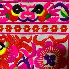 ⑦【新品未使用品】アジアン⭐︎モン族刺繍ポーチの画像