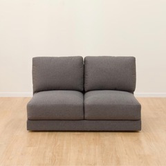 肘無し2人用布張りソファ(CA10 DR-DMO)ニトリの画像