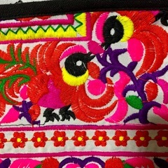⑧【未使用品】アジアン⭐︎モン族刺繍ポーチの画像