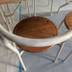 カントリー調　ダイニングテーブルセットの画像