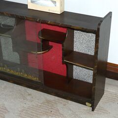 無料配達します🚚昭和レトロ💖高級吊り棚💖壁掛けグラスキャビネット💖の画像