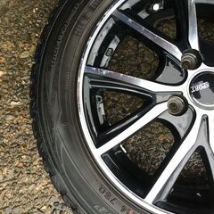 軽自動車用　冬用スタッドレスアルミホイール4本セット　155/65R14　ダンロップウインターマックス０1の画像
