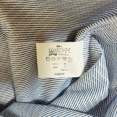 【美品・綿100%】メンズ　半袖　ワイシャツ襟付き　ポロシャツ　LLサイズの画像