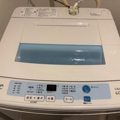 【引き取り限定】AQUA洗濯機 AQW-S60Cの画像