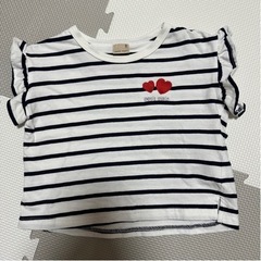 女の子　ベビー服子供服 半袖Tシャツ ショートパンツ セット　まとめ売り　プティマイン　80の画像