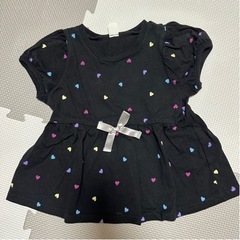 女の子　ベビー服子供服 半袖Tシャツ ショートパンツ セット　まとめ売り　プティマイン　80の画像