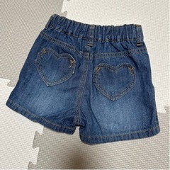 女の子　ベビー服子供服 半袖Tシャツ ショートパンツ セット　まとめ売り　プティマイン　80の画像