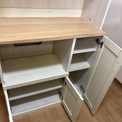 木目調　食器棚　180cmの画像
