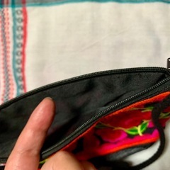 ⑫【新品未使用】アジアン⭐︎モン族刺繍ミニポシェットの画像