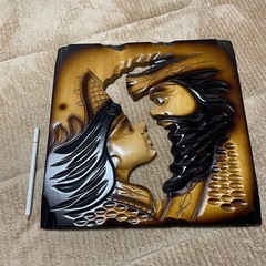 アイヌの手彫りの画像