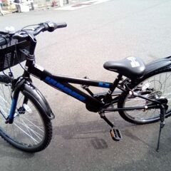 24インチ　HUMMER  男の子自転車　変速　LEDライトの画像