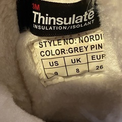 子供用スノーブーツの画像