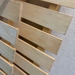 ダブルベッド　すのこの画像