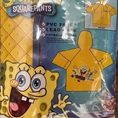 新品　訳あり　スポンジボブ  レインコート　の画像