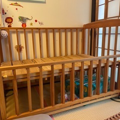 Nature Friends （ネイチャーフレンド) ベビーベッド　の画像