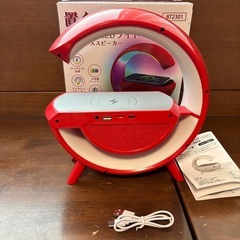 置くだけ充電　
カラフル LEDライト　ワイヤレススピーカーの画像