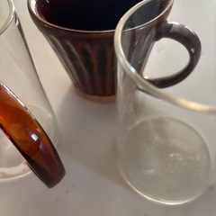 耐熱グラスとマグカップの画像