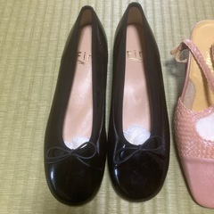 未使用長期保管　サンダル　靴　パンプス　22 22.5の画像