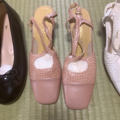 未使用長期保管　サンダル　靴　パンプス　22 22.5の画像