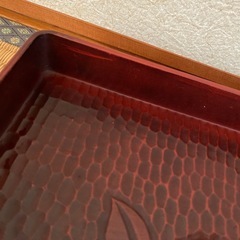 お盆　トレー　鎌倉彫の画像