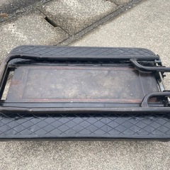 スチール台車　折りたたみ可能　使用感ありの画像