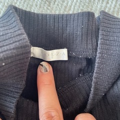 OZZA ブラック 長袖シャツ Sの画像