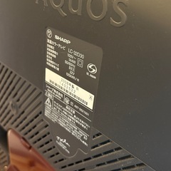 32型テレビ　SHARP  亀山モデルの画像