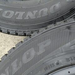 冬 ハイエース★カバー付き★トヨタ 純正【富山】195/80R15 LT 2023年 日本製 スタッドレス 車検対応 中古４本 200系 ハイエース純正 200の画像