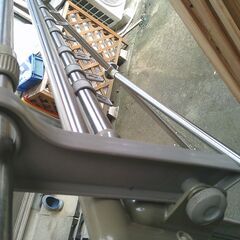 洗濯干しに便利です「物干し竿付き」の画像