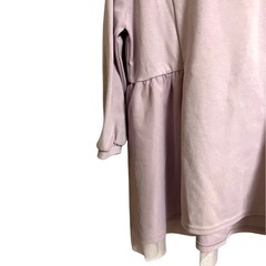 CLACIER 後ろレースのトップス 薄紫色 （M）の画像