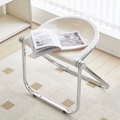 2点セット　折りたたみ式椅子　ダイニングチェア チェアの画像