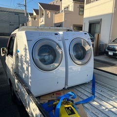 未使用に近い　2025年製　洗濯9k 乾燥4.5k　山田電気　ドラム式洗濯乾燥機　ロロ　「RORO YWM-YV90N」の画像