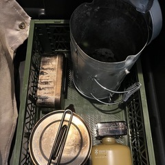 キャンプ　道具・収納ボックスの画像