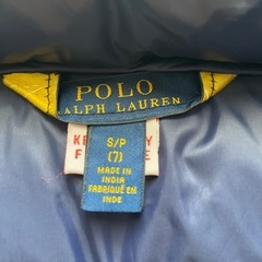 POLOラルフローレン紺ダウンジャケット130cmの画像