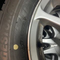 185/65R15 ブリヂストン VRX3 4本 中古　ホイールセット　Bb ノート等にの画像