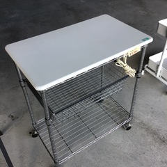 ●販売終了●キッチンワゴン　ラック　収納家具　中古品の画像