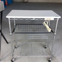 ●販売終了●キッチンワゴン　ラック　収納家具　中古品の画像