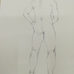 女性画家さんからクロッキー習ってみませんか。の画像