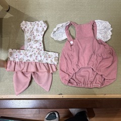 犬、服、ハーネス、２枚セット
の画像