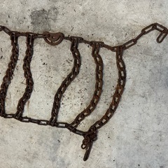 タイヤショベル　ホイールローダー　金属チェーン タイヤ用チェーン　4本セットの画像