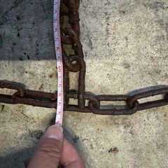 タイヤショベル　ホイールローダー　金属チェーン タイヤ用チェーン　4本セットの画像