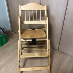 折りたたみ式　ハイローチェアの画像